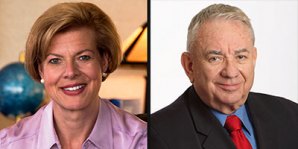 US Senate Candidates Tammy Baldwin and Tommy Thompson