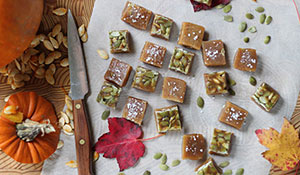 Salted-Pumpkin-Caramels Image of Salted Pumpkin Caramels