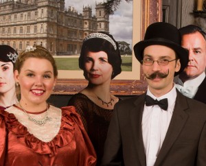 Mingling with Lady Grantham at "An Evening Inspired by Downton Abbey."