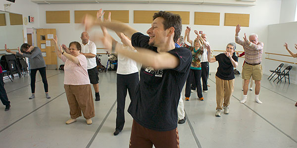 Dancers in a still from the film Capturing Grace