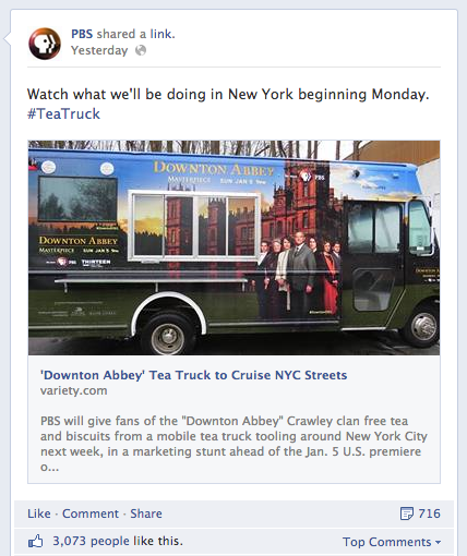 The Downton Abbey #TeaTruck