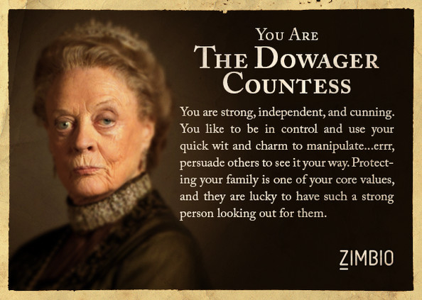 Downton Abbey Character Quiz on Zimbio