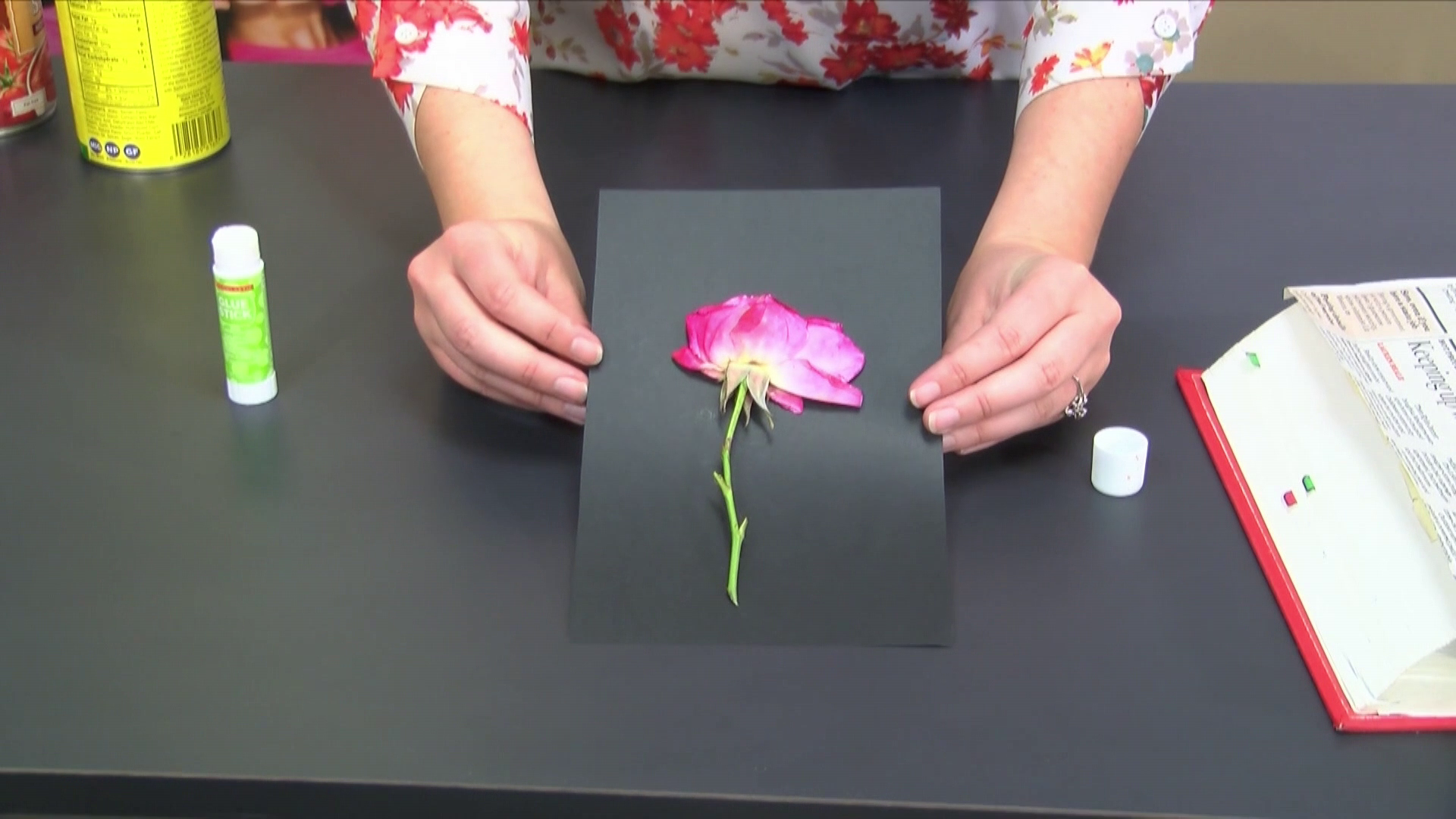 Learning Time: Pressing Flowers image