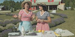 Around the Farm Table-Lavender Ladies 