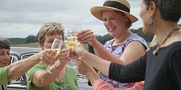 Around the Farm Table-Caviar, Bubbly and Soil Sisters