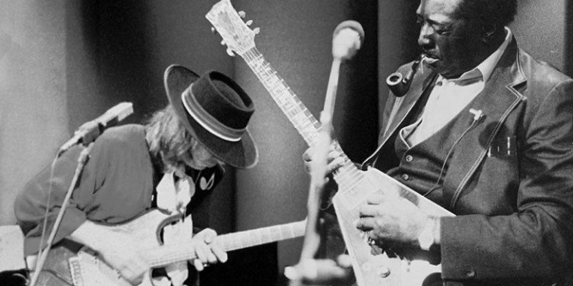 Albert King With Stevie Ray Vaughan In Session